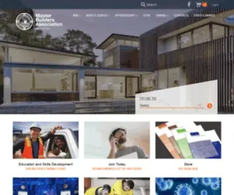 Mbansw.asn.au(Master Builders Association) Screenshot
