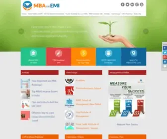 Mbaonemi.com(MBA in India) Screenshot