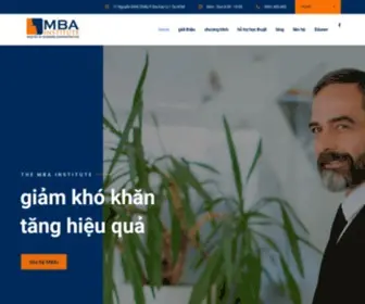 Mba.org.vn(Viện MBA) Screenshot