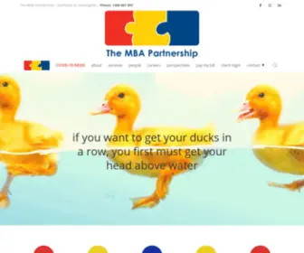 Mbapartnership.com.au(The MBA Partnership) Screenshot