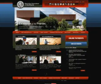 Mbarchitects.org(Manitoba Association of Architects) Screenshot