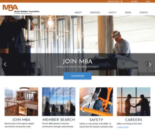 Mbawpa.org(Master Builders' Association of Western Pennsylvania) Screenshot