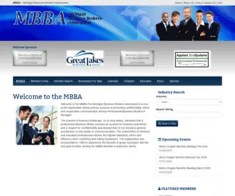 Mbba.org(Michigan Business Brokers Association) Screenshot