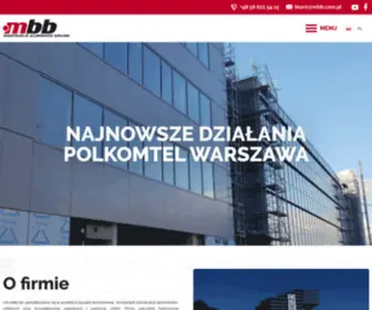 MBB.com.pl(MBB KONSTRUKCJE ALUMINIOWO) Screenshot