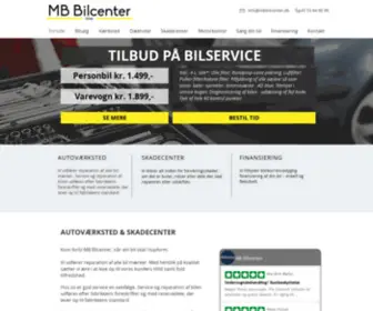 Mbbilcenter.dk(MB Bilcenter) Screenshot