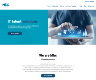 MBCgroup.co(Mbc group I Outsourcing de talento TI I Colombia) Screenshot