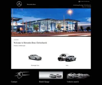 MBChristchurch.co.nz(Mercedes-Benz New Zealand) Screenshot