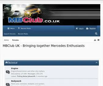 MBclub.co.uk(MBClub UK) Screenshot