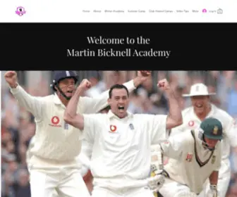 MBcricketacademy.co.uk(Martin Bicknell cricket academy) Screenshot