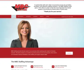 MBCstaffing.com(MBC Staffing) Screenshot