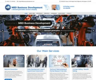 MBdbusinessdevelopment.com(MBD Business Development) Screenshot