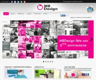 Mbdesign-TN.com(Agence de communication publicit) Screenshot
