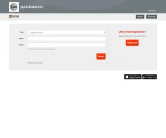 Mbe-Latam.com(Sistema de rastreo online de mail boxes etc) Screenshot