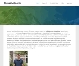 Mbechtel.com(Associate Professor of Political Science) Screenshot