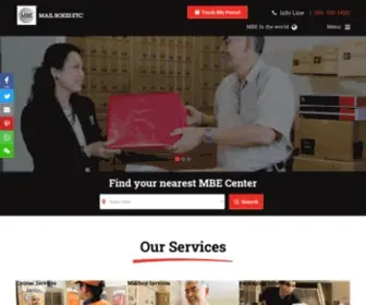 Mbe.com.my(The world’s largest franchise network of retail shipping) Screenshot