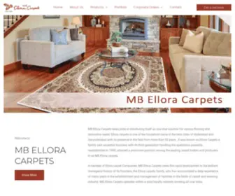 Mbelloracarpets.com(MB Ellora Carpets) Screenshot