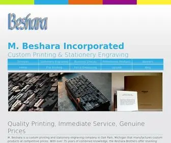 Mbesharaprinting.com(M Beshara) Screenshot