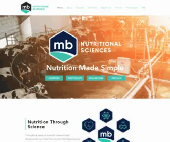 Mbfeeds.com(MB Nutritional Sciences) Screenshot