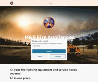 Mbfire.co.za(M&B Fire Appliances) Screenshot