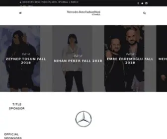 MBfwistanbul.com(Mercedes-Benz Fashion Week Istanbul /MBFWI) Screenshot