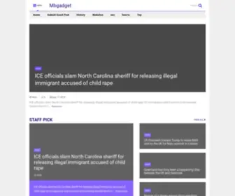 Mbgadget.com(Blogger Widgets) Screenshot