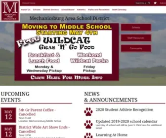 MBGSD.org(Mechanicsburg Area School District) Screenshot