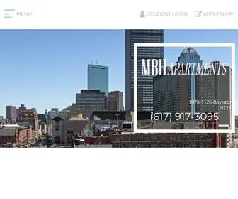 Mbhapartments.com(Apartments for Rent in Boston) Screenshot