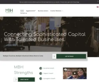 MBhcorporation.com(MBH Corporation plc) Screenshot