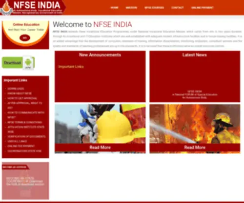 MBhsefoundation.org(SKILL INDIA) Screenshot