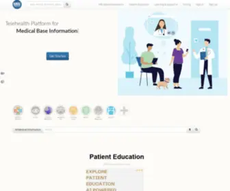 Mbicircle.com(Place for Medical Based Information) Screenshot