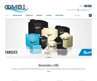 Mbi.com.pe(Tanques y Biodigestores en Perú) Screenshot