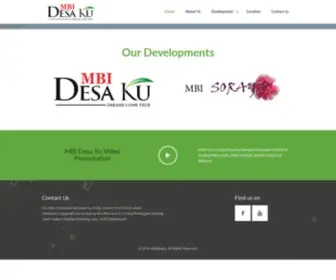 Mbidesaku.com(Desa Ku is a Dream comes True) Screenshot