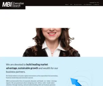 Mbiexecutivesearch.com(MBI Executive Search) Screenshot