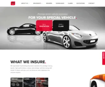 Mbinsurance.com.au(Prestige Car Insurance for your Special Vehicle) Screenshot