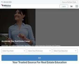 Mbitiontolearn.com(Real Estate License School) Screenshot