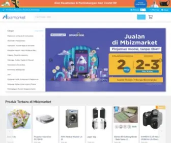 Mbizmarket.co.id(Dapatkan solusi kebutuhan bisnis dan belanja pengadaan perusahaan Anda hanya di) Screenshot