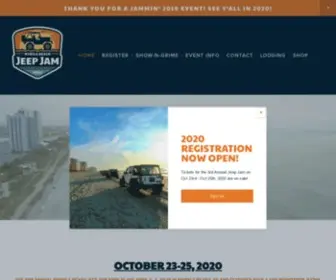 Mbjeepjam.com(Myrtle Beach Jeep Jam) Screenshot