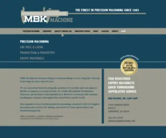 MBkmachine.com(MBK Machine) Screenshot