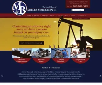 Mblaw.org(Workers Compensation and Personal Injury Lawyers) Screenshot