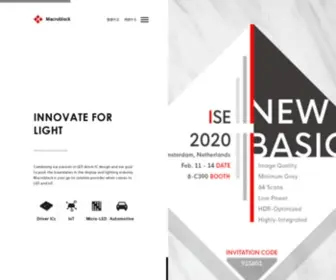 Mblock.com.tw(Macroblock Inc) Screenshot