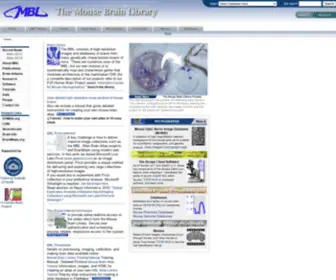 MBL.org(The Mouse Brain Library) Screenshot