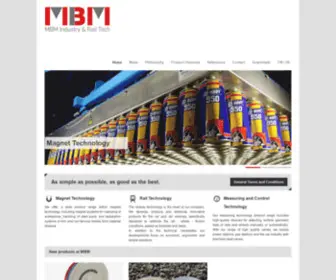 MBM-Industrietechnik.com(MBM Industry & Rail Tech GmbH MBM Industry & Rail Tech) Screenshot