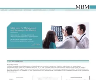 MBM-Medconsult.de(MBM Medical) Screenshot