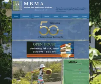 Mbmacademy.com(Mission Bay Montessori Academy) Screenshot