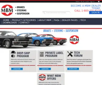 MBMbrakes.com(Wholesale automotive parts for your GM) Screenshot