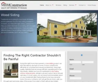 MBmcarpentry.com(Siding Contractors) Screenshot