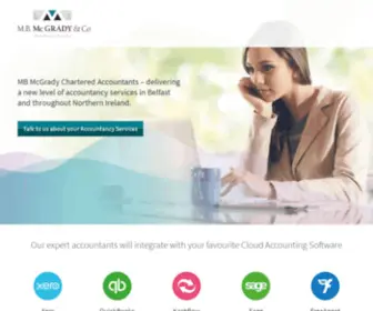 MBMCgrady.co.uk(Accountant Belfast) Screenshot