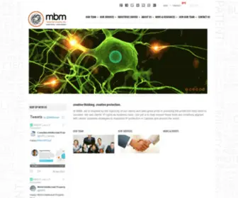 MBM.com(MBM Intellectual Property Law) Screenshot