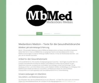 Mbmed.de(Medienbüro) Screenshot