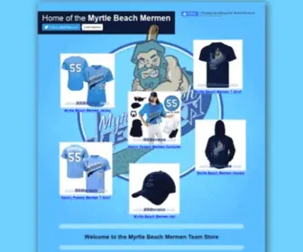 Mbmermen.com(Myrtle Beach Mermen Team Store) Screenshot